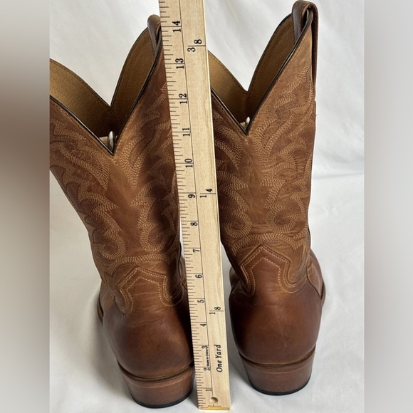 Brad Paisley Moonshine Spirit Crazy Horse Leather Western Boots Mens Size 8.5 D - Picture 4 of 11